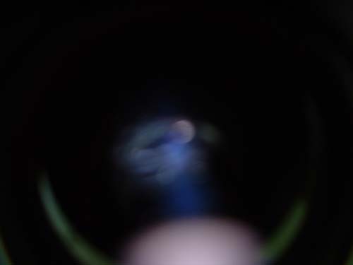 ゴーストとフレアの写真