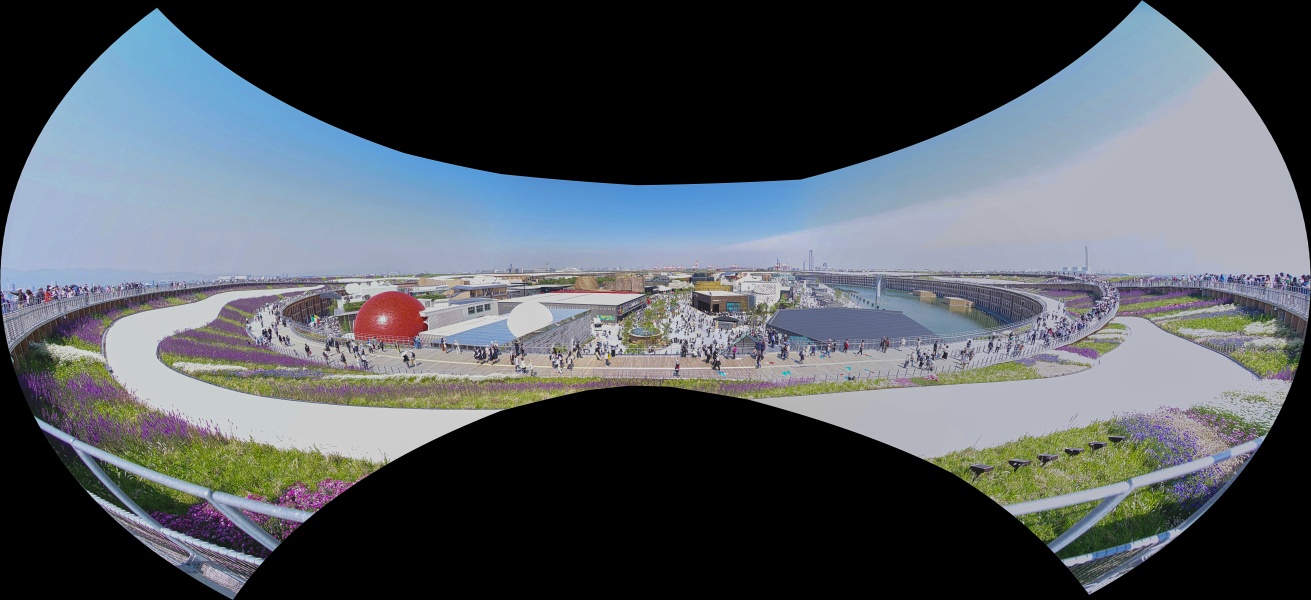 横からのパノラマ