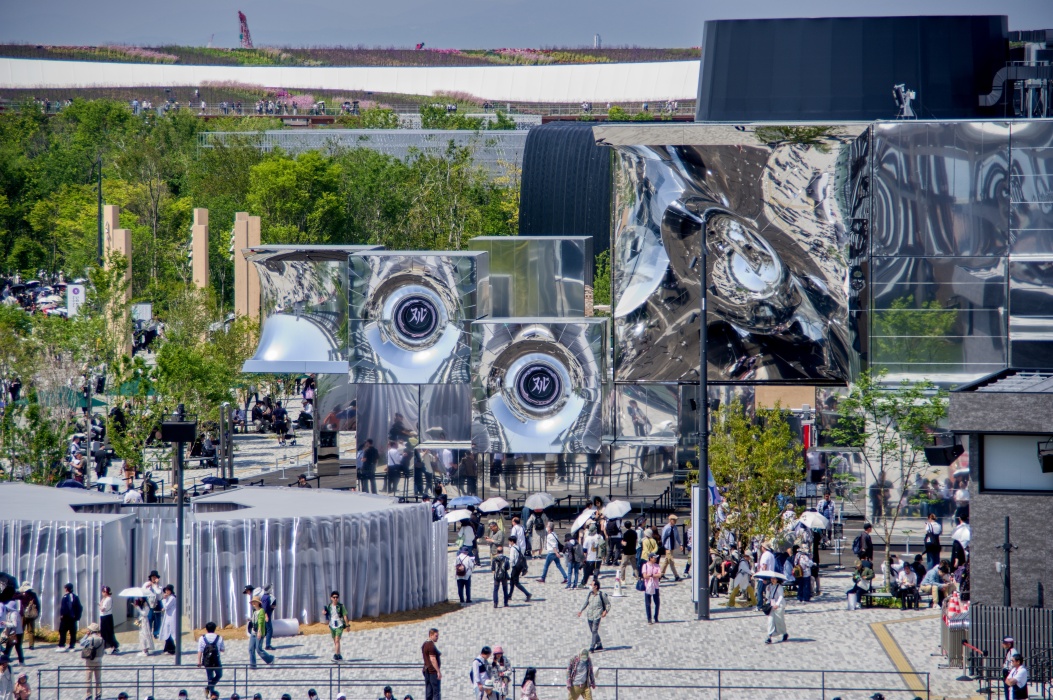 シグナチャーパビリオンの一つnull2。見たかったけれど、予約取れず。