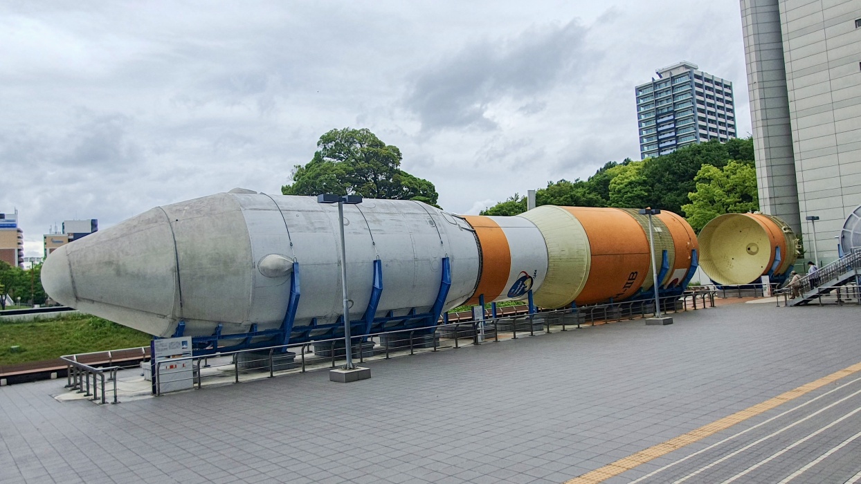 H2ロケットの模型