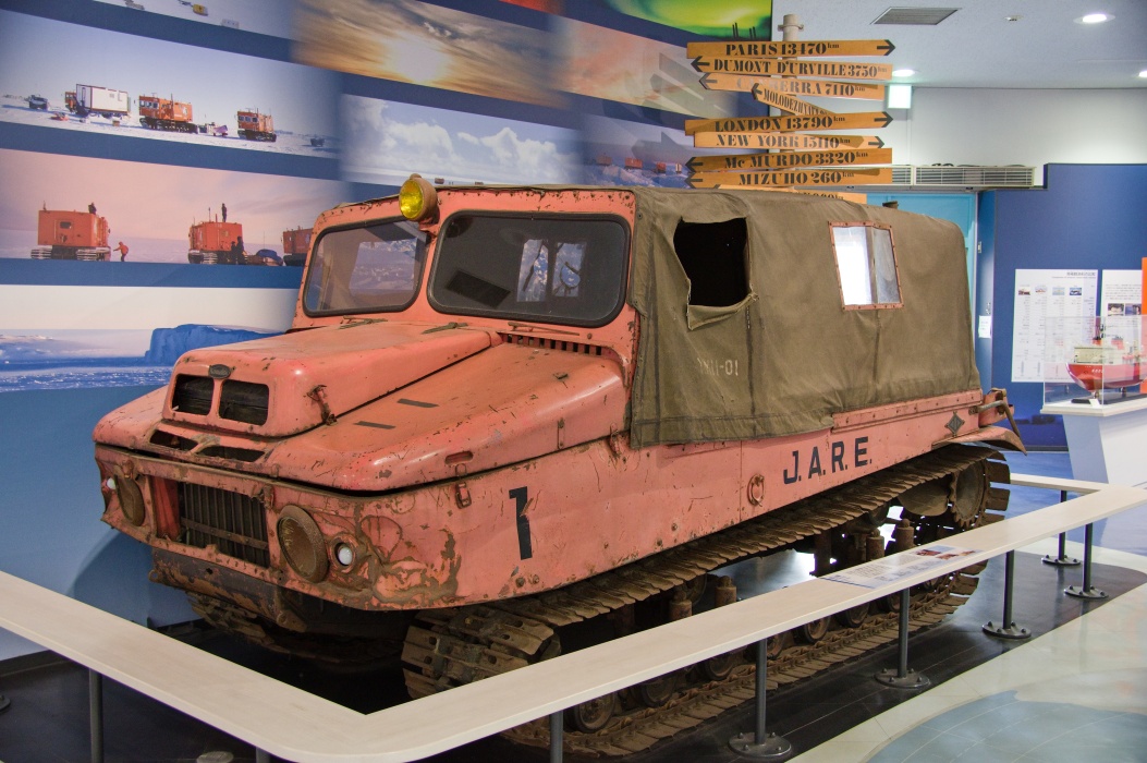 当時使われた雪上車