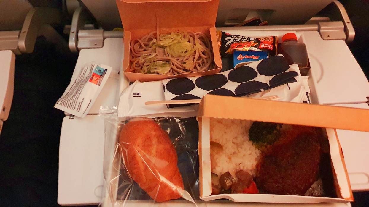 行きよりご飯の内容は少しまし