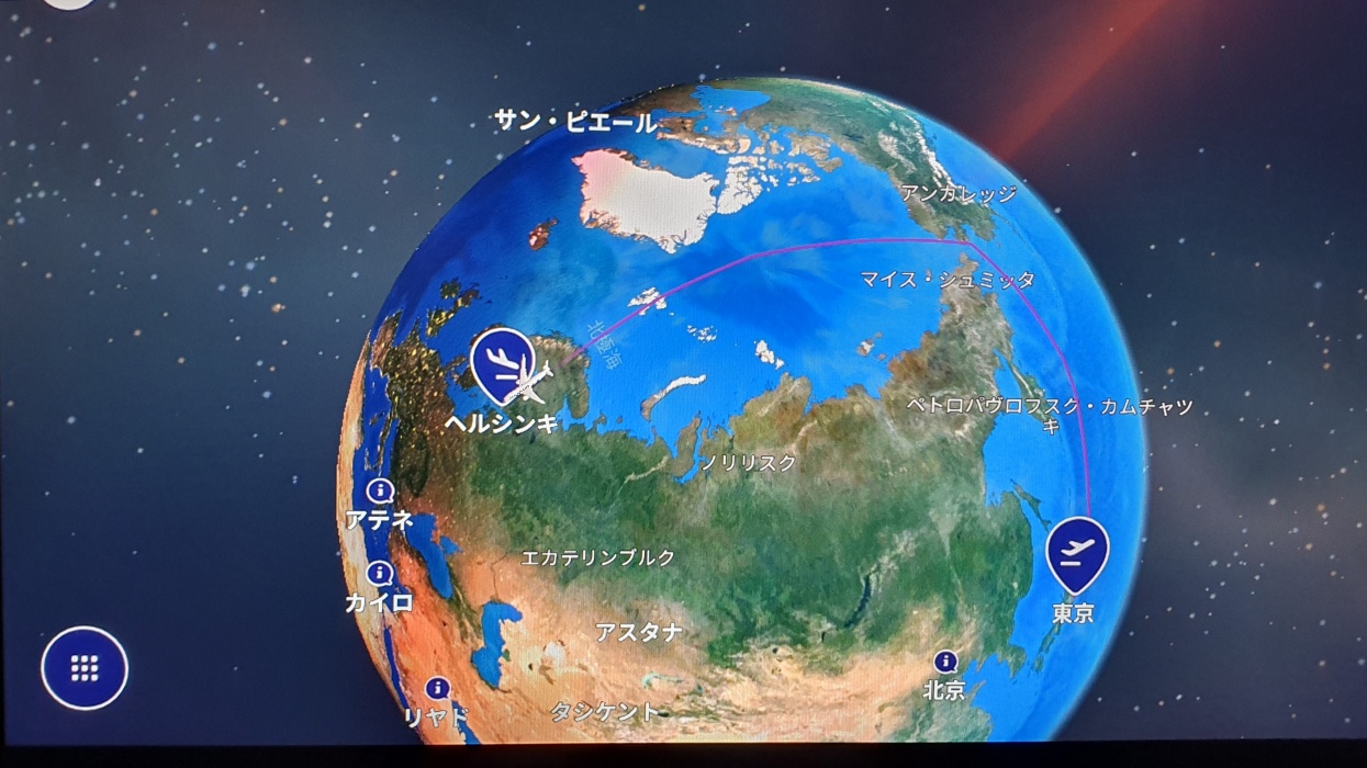 帰りのルート。長い旅でした。