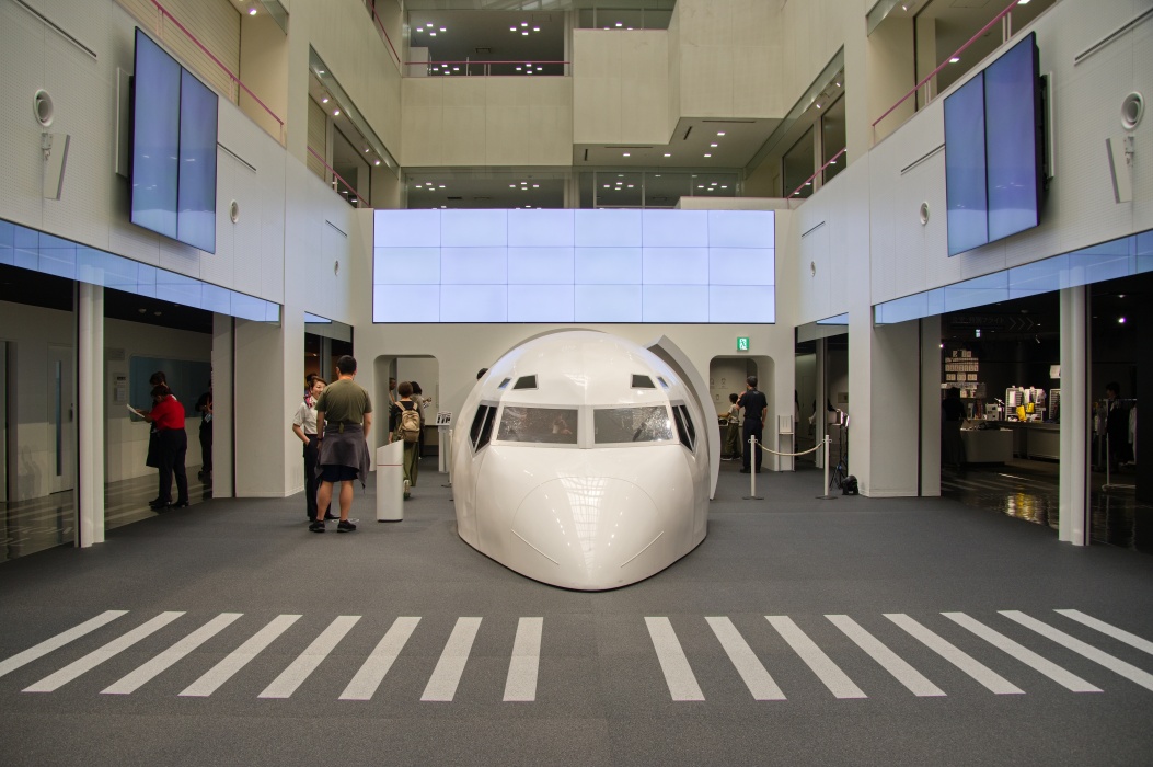 実際にパイロットの訓練に使われたシミュレーター