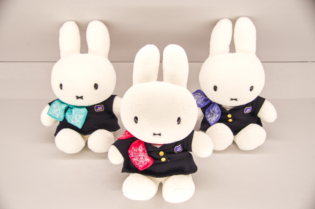 JALのマスコット ミッフィー